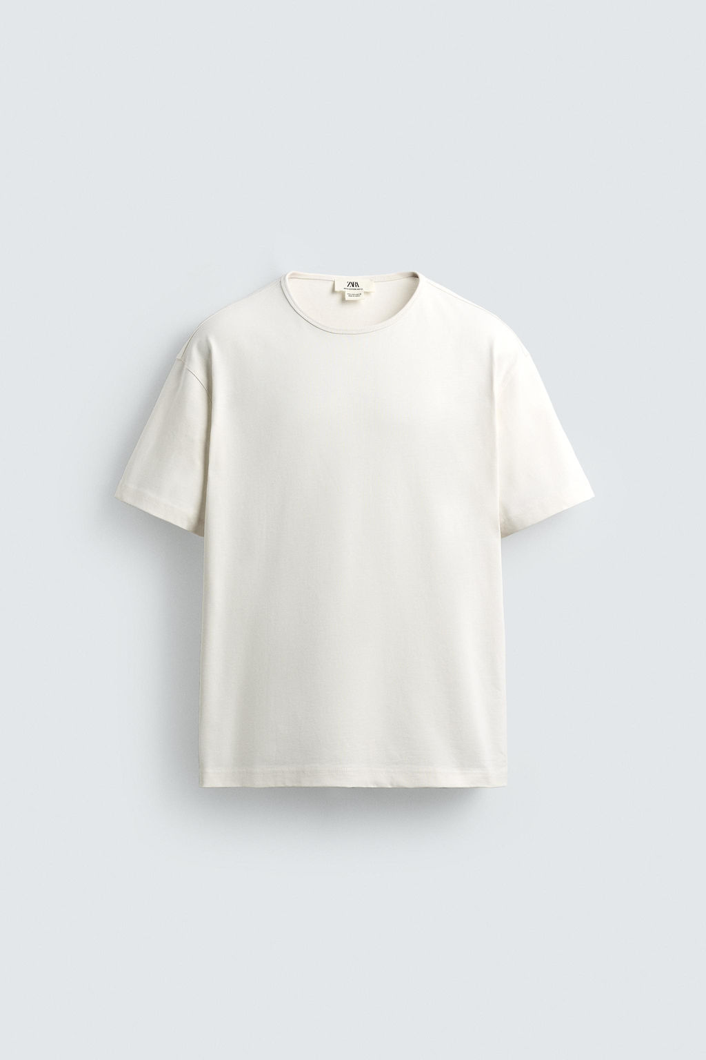 HEAVYWEIGHT RIBBED TRIM T-SHIRT