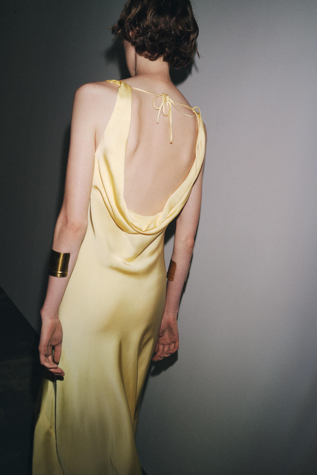 ZW COLLECTION LONG SATIN DRESS - Zara фото 36