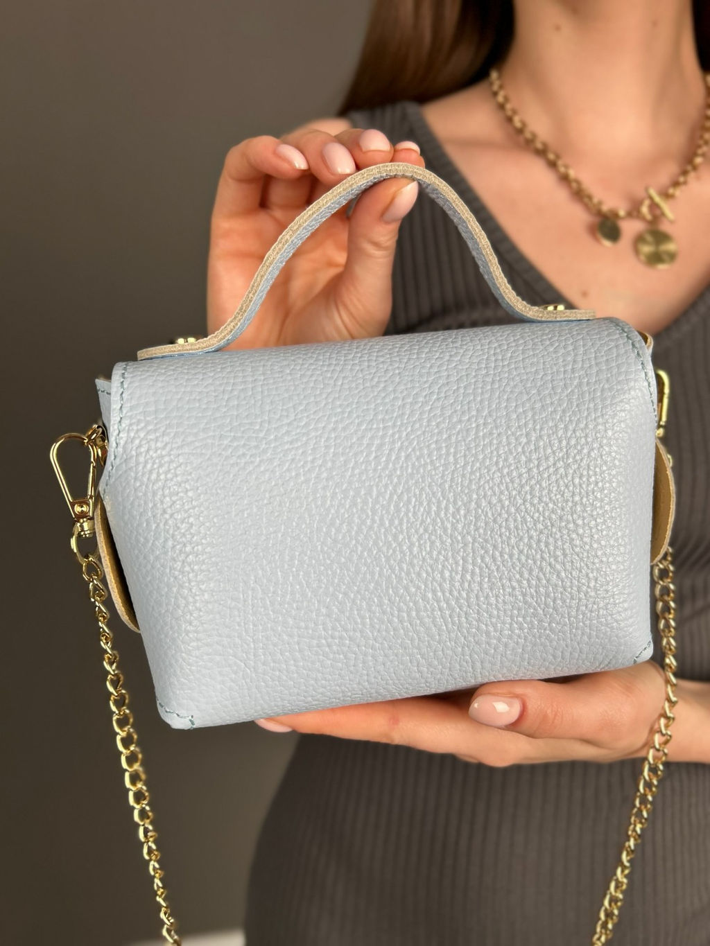 Сумка женская из телячьей кожи