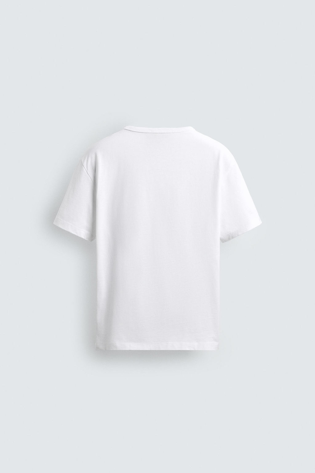 CAMISETA REGULAR FIT / Blanco - Zara фото 8