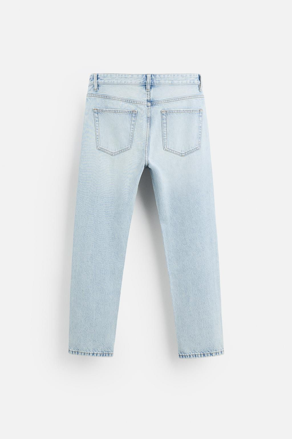 SLIM CROPPED-FIT JEANS - Zara фото 27