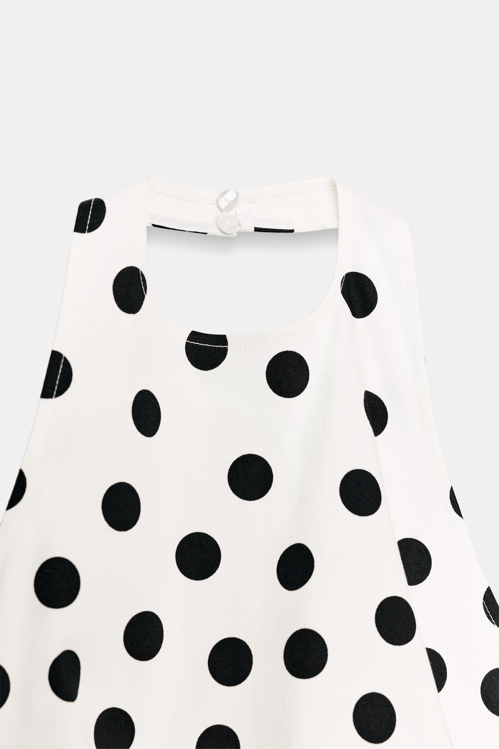 TOP GLOBO LUNARES / Crudo / Negro - Zara фото 7