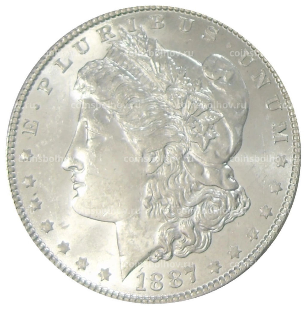 1 доллар 1887 года США Доллар Моргана