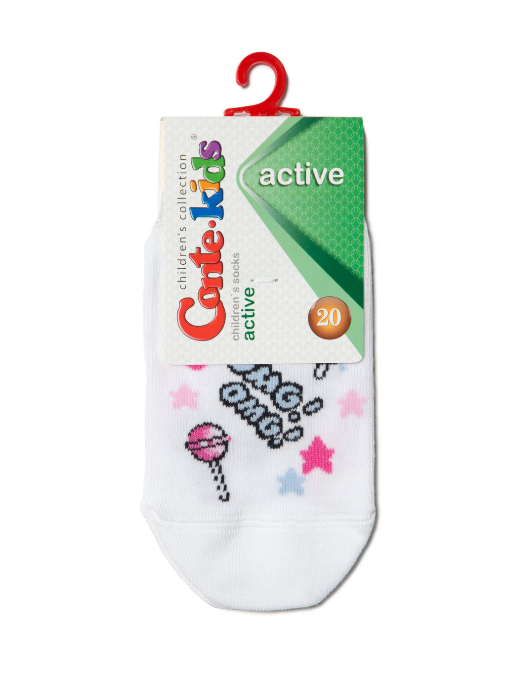 Цена за 2 пары Conte-kids ACTIVE (ультракороткие) белый - Conte elegant фото 8