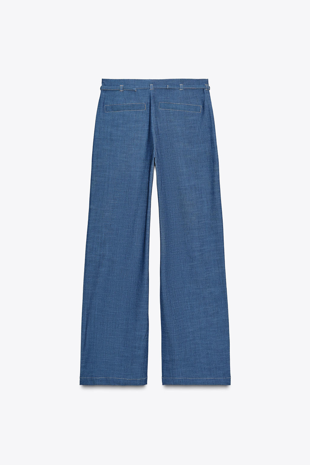 WIDE-LEG TROUSERS WITH BELT LOOPS