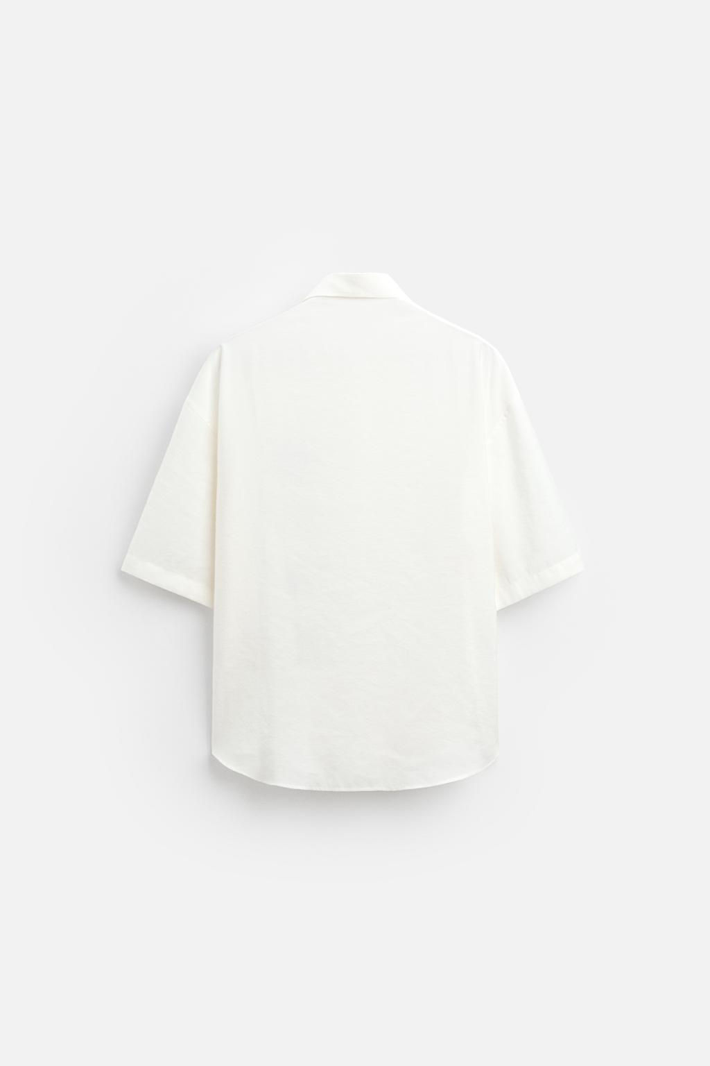 OVERSIZE SHIRT WITH SYMBOLS - Zara фото 7