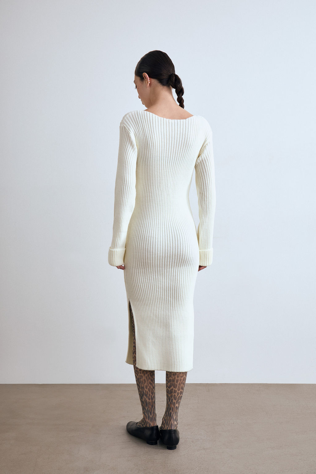 Платье миди вязаное - Mollis фото 6