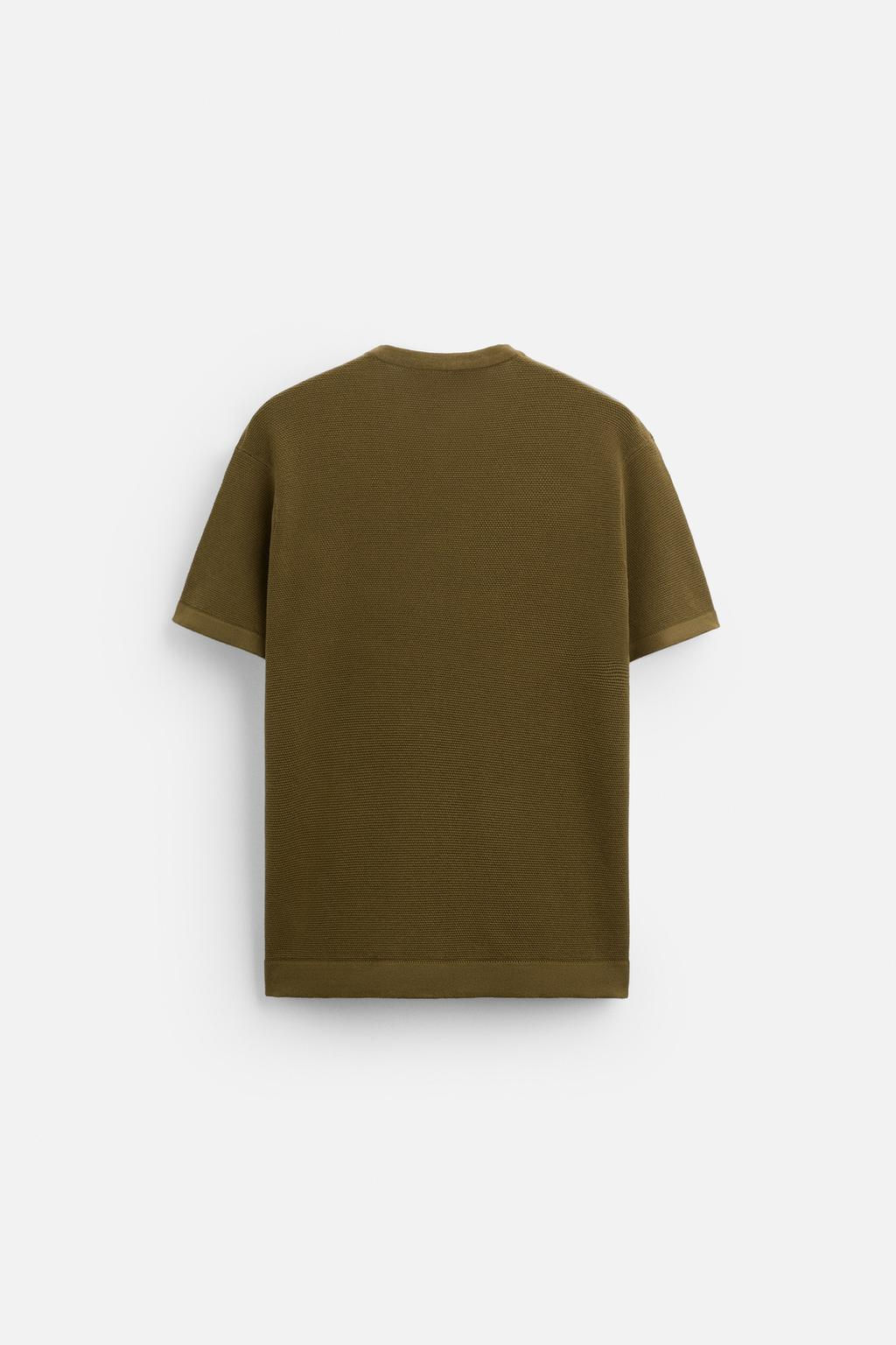 BASIC KNIT T-SHIRT - Zara фото 49