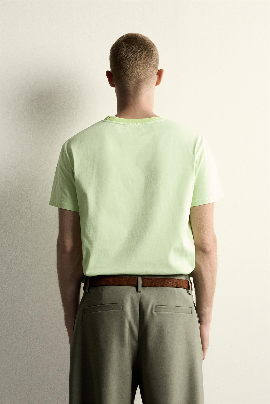 CAMISETA RELAXED FIT CUELLO CONTRASTE / Lima - Zara фото 3