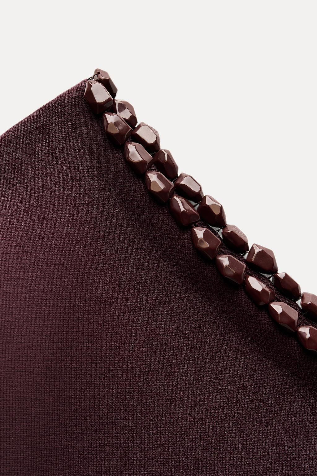 ASYMMETRIC BOBBLE KNIT SWEATER - Zara фото 6