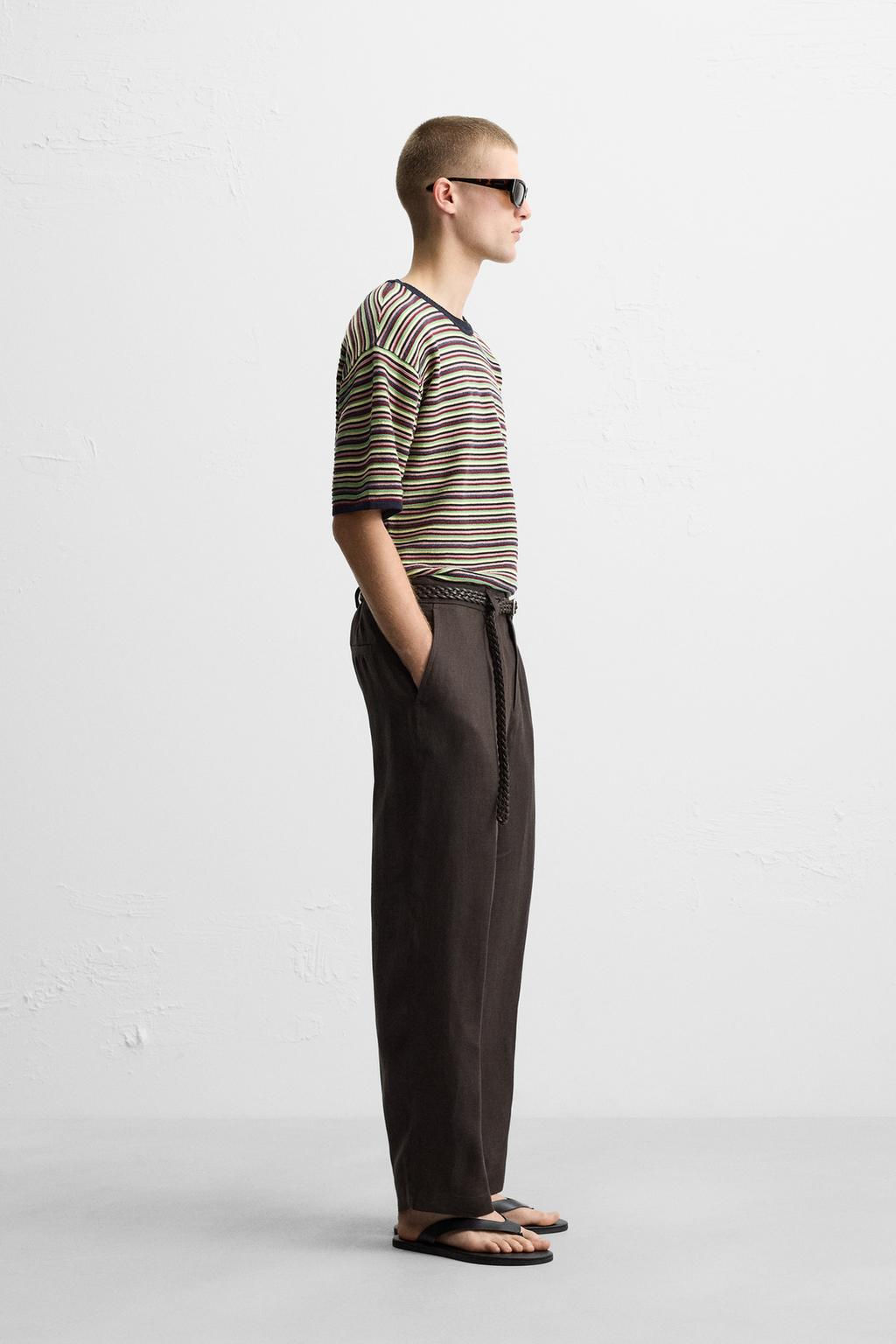 STRIPED KNIT T-SHIRT - Zara фото 4