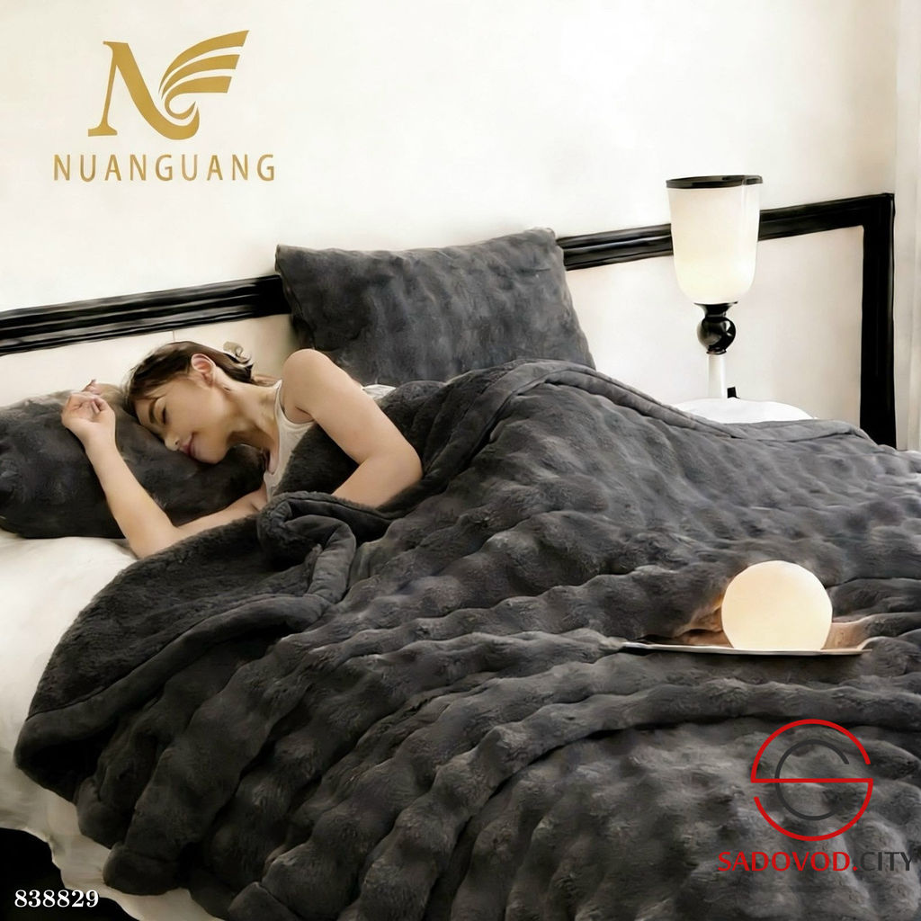 Плед на кровать мягкий