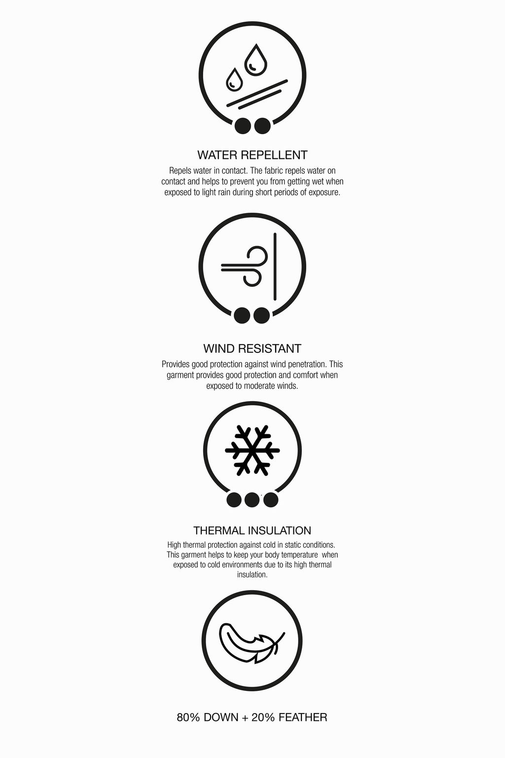 GEOMETRIC PRINT 80% DOWN AND 20% FEATHER PUFFER JACKET WATER-RESISTANT AND WINDPROOF RECCO® SYSTEM SKI COLLECTION - Zara фото 27