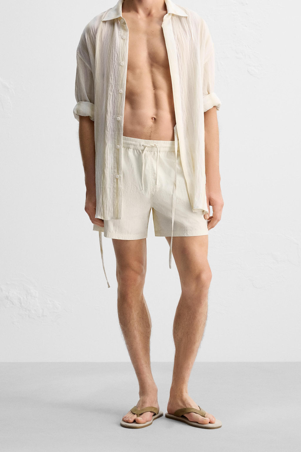 BASIC REGULAR SWIMMING TRUNKS - Zara фото 3