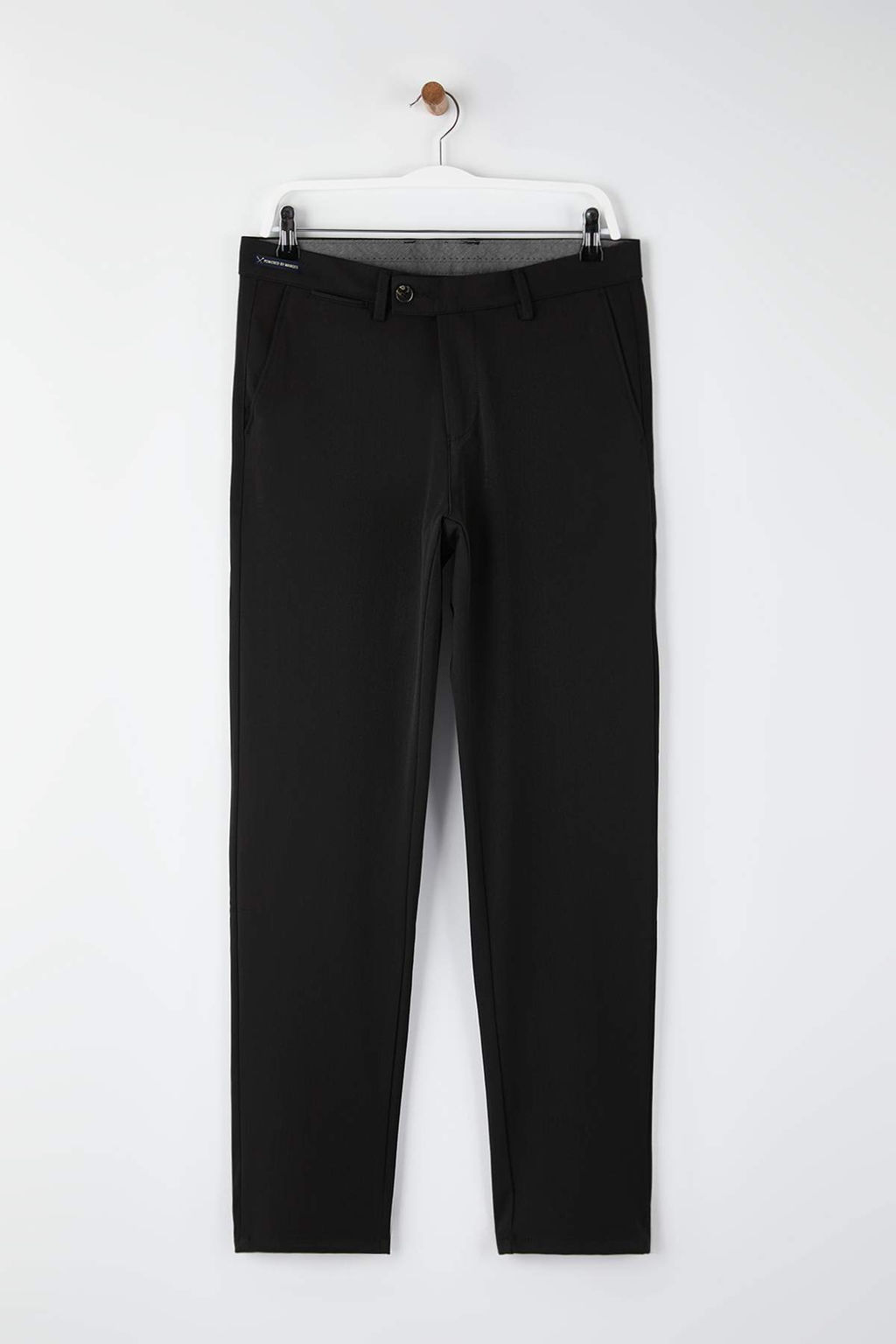 Siyah Erkek Dokuma Kumas Pantolon TMNAW26PL00030