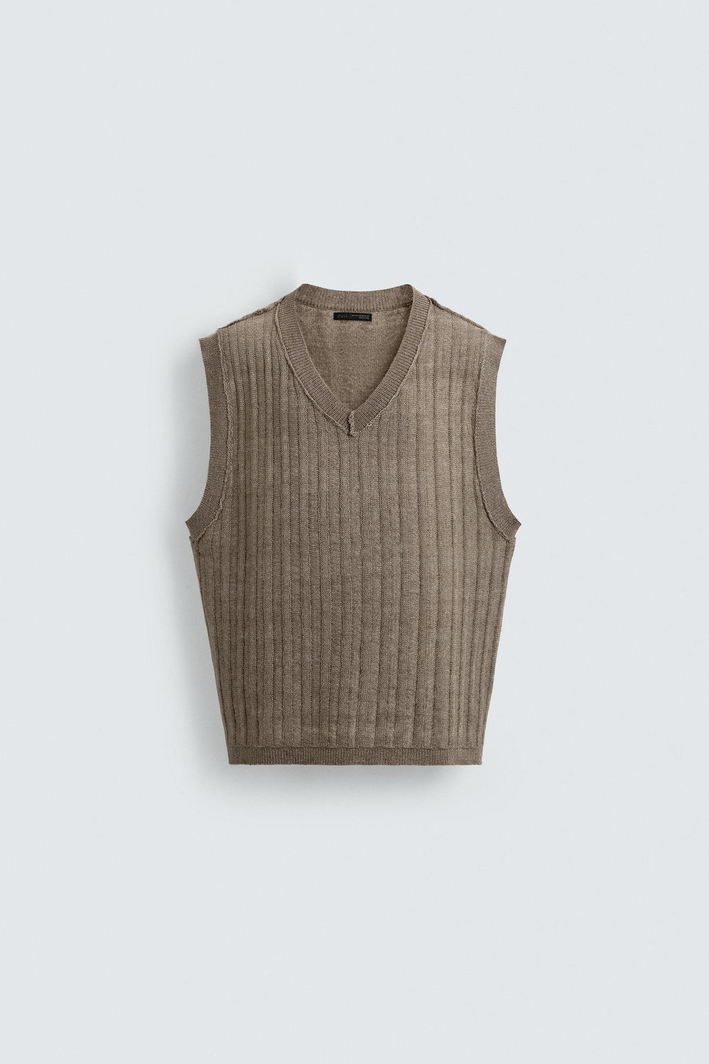REVERSIBLE INSIDE-OUT KNIT VEST - Zara фото 7