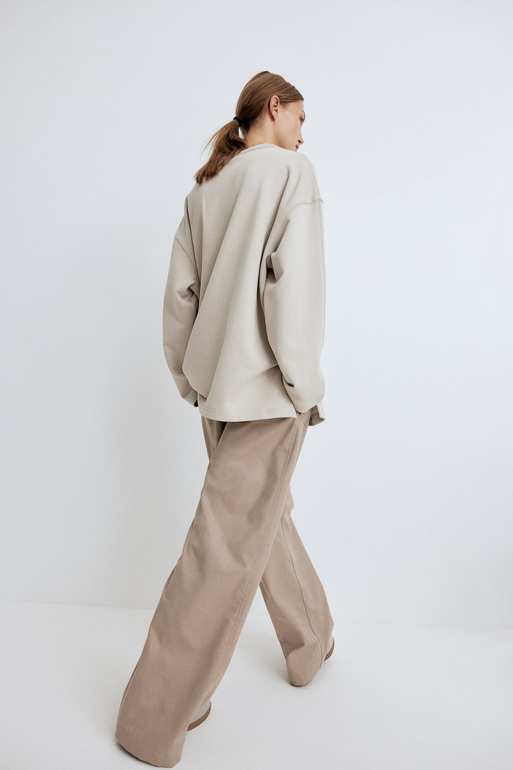 Pantalon amplio de sarga - H&m фото 3