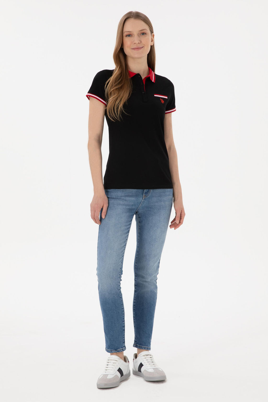 Kad_n Siyah Ti__rt Sepette S_rpriz _ndirim - U.s. polo assn фото 4