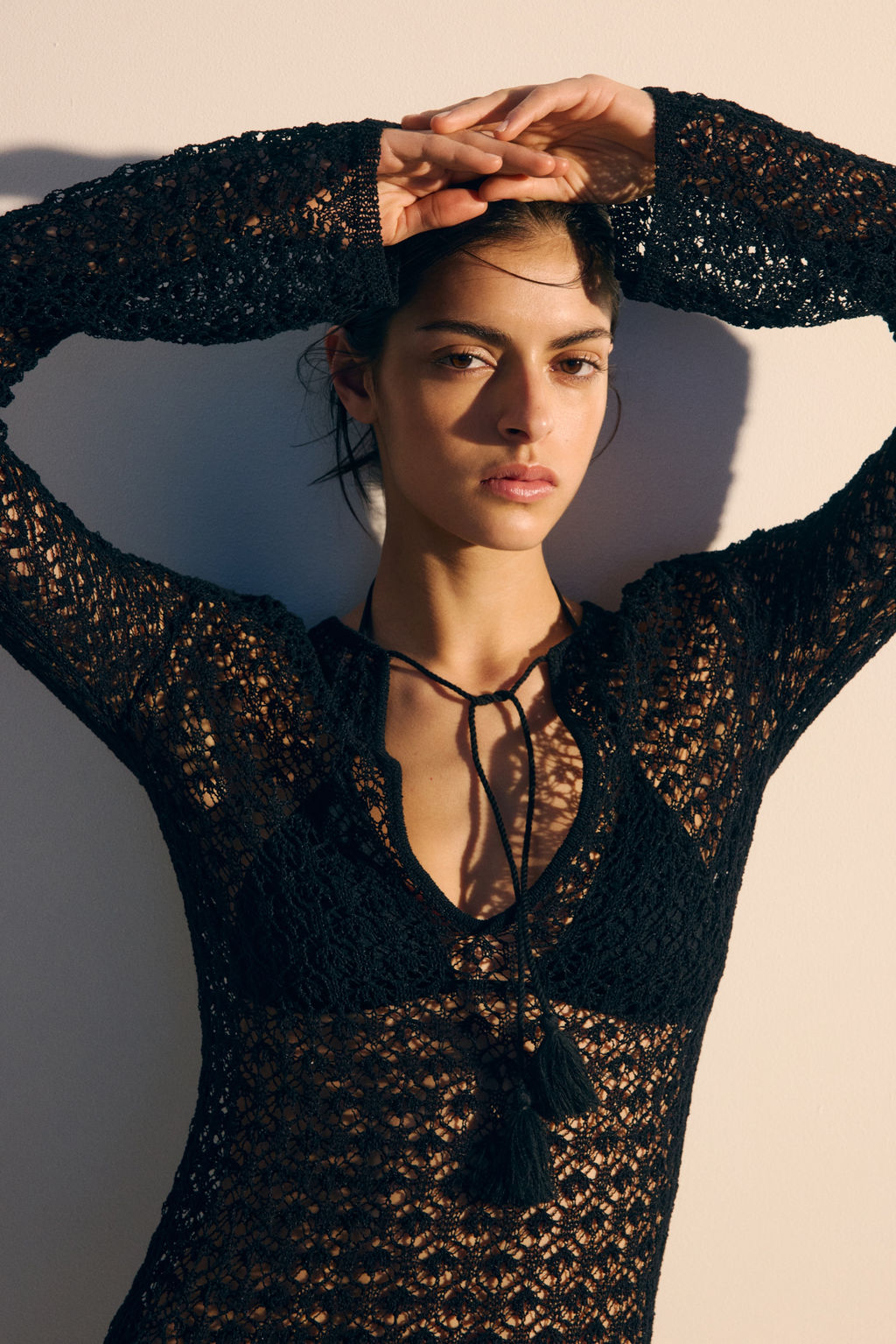 Vestido playero efecto crochet - H&m фото 4