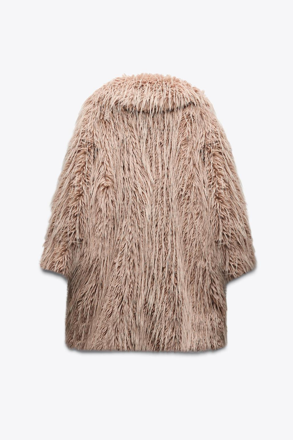 FAUX FUR COAT - LIMITED EDITION - Zara фото 5