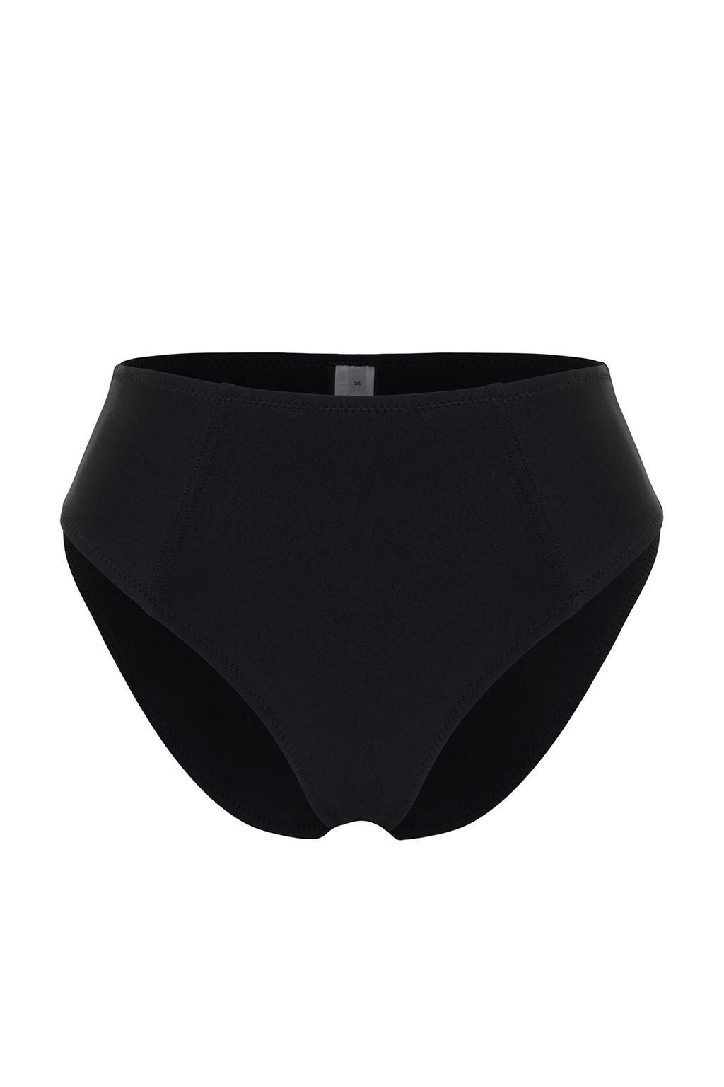 TRENDYOLMILLA Siyah Toparlay?c? Yuksek Bel Regular Bikini Alt? TBESS24BA00141 фото 6