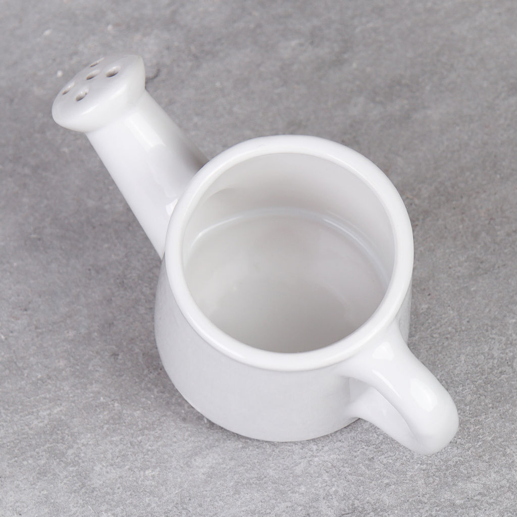 Кашпо Лейка 6 см / 18085W / BX6002 /уп 6/120/белое* - ГалеонТрейд фото 4