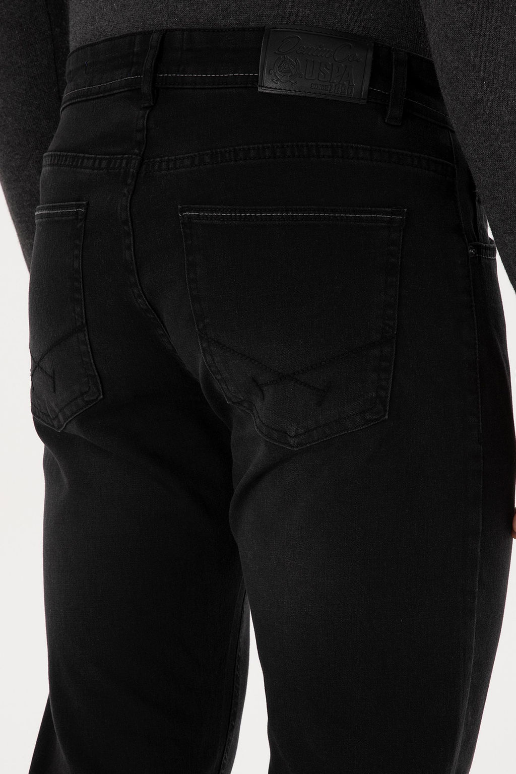 Erkek Siyah Slim Fit Jean Pantolon