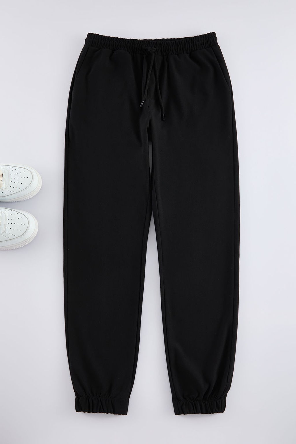 TRENDYOL MAN Gri Slim Fit Jogger Beli Baglamal? Lastikli Kumas Pantolon TMNAW25PL00000 - Trendyolmilla фото 6