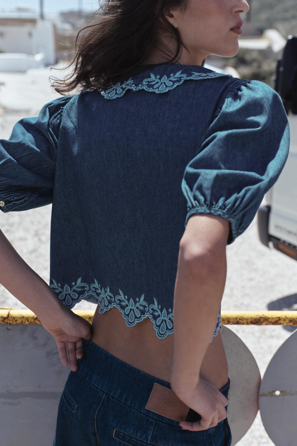 CAMISA Z1975 DENIM BORDADOS / ?ndigo - Zara фото 5