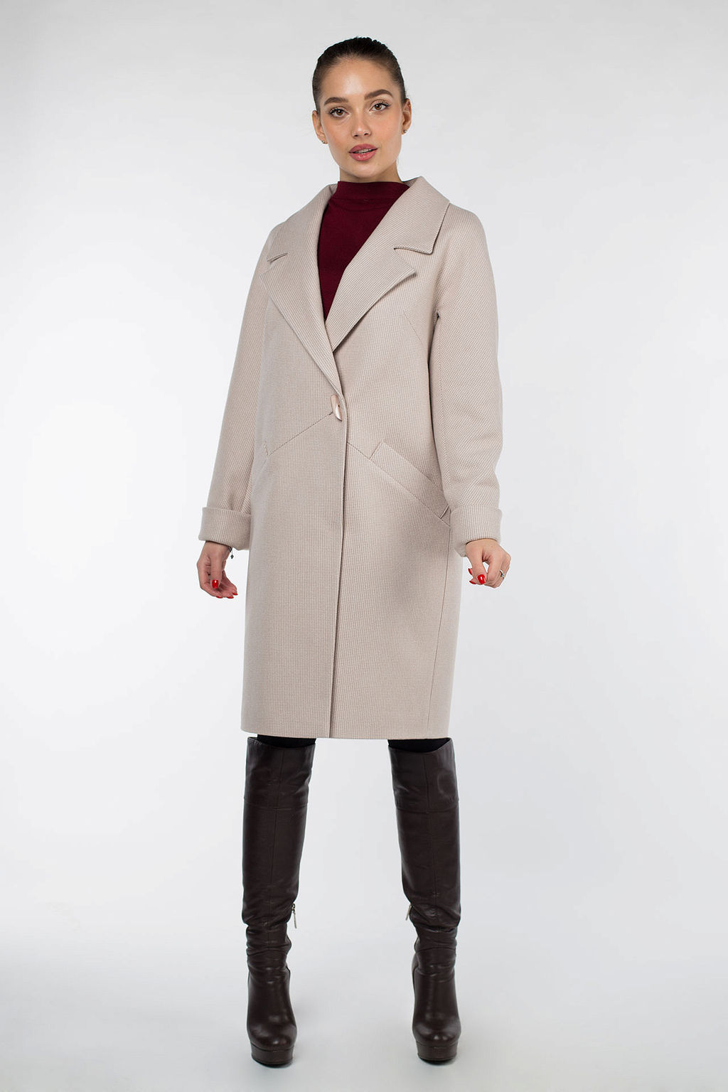 Пальто женское демисезонное - El podio фото 16