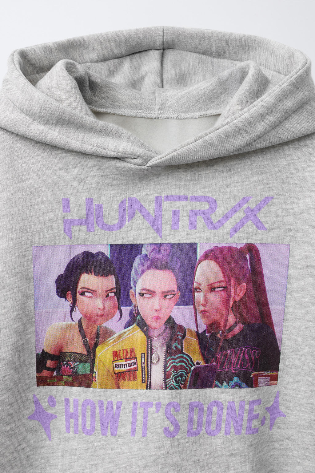 KPOP DEMON HUNTERS NETFLIX PRINT HOODIE - Zara фото 10