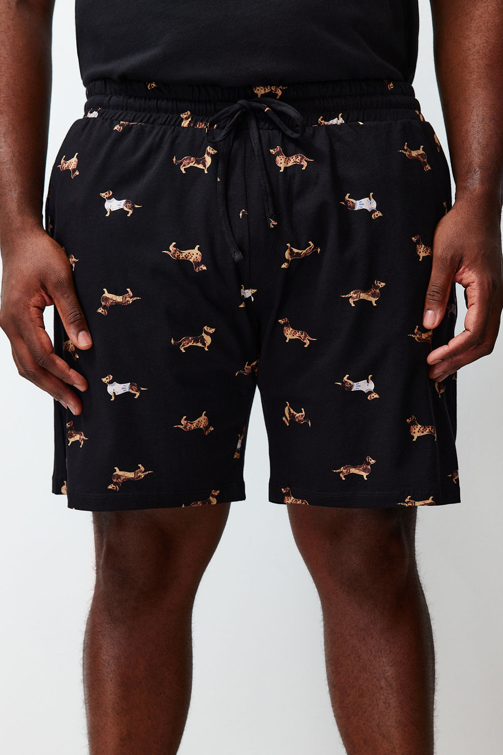 TRENDYOL MAN Yesil Regular Fit Bask?l? Orme Sortlu Buyuk Beden Pijama Tak?m? TMNSS24AI00000 - Trendyolmilla фото 11