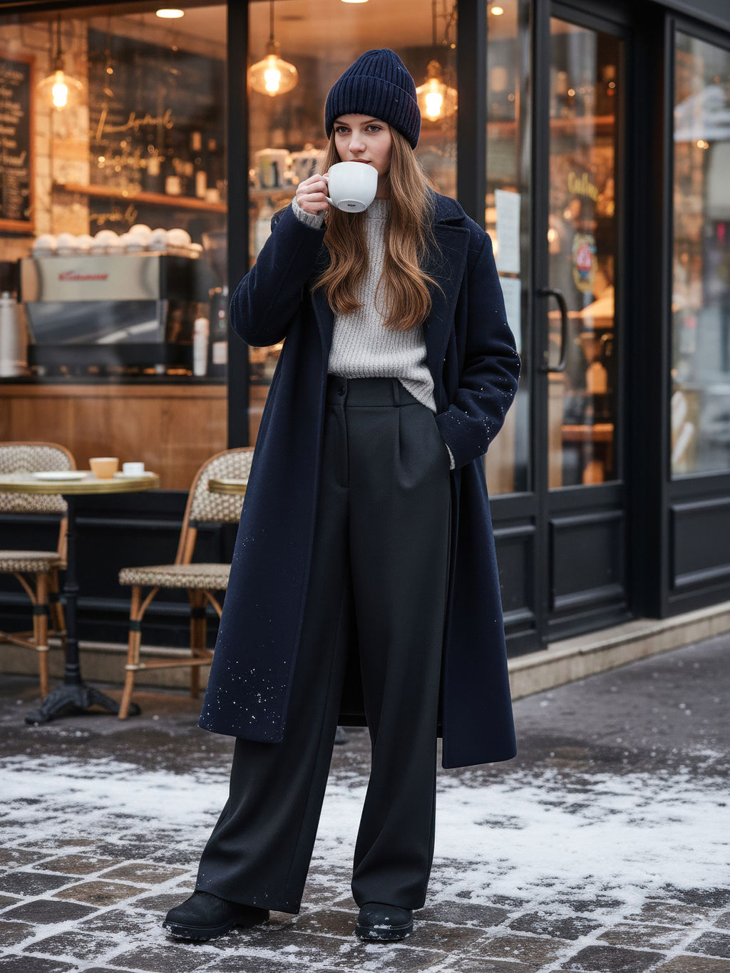 Брюки-палаццо утеплённые для девочек