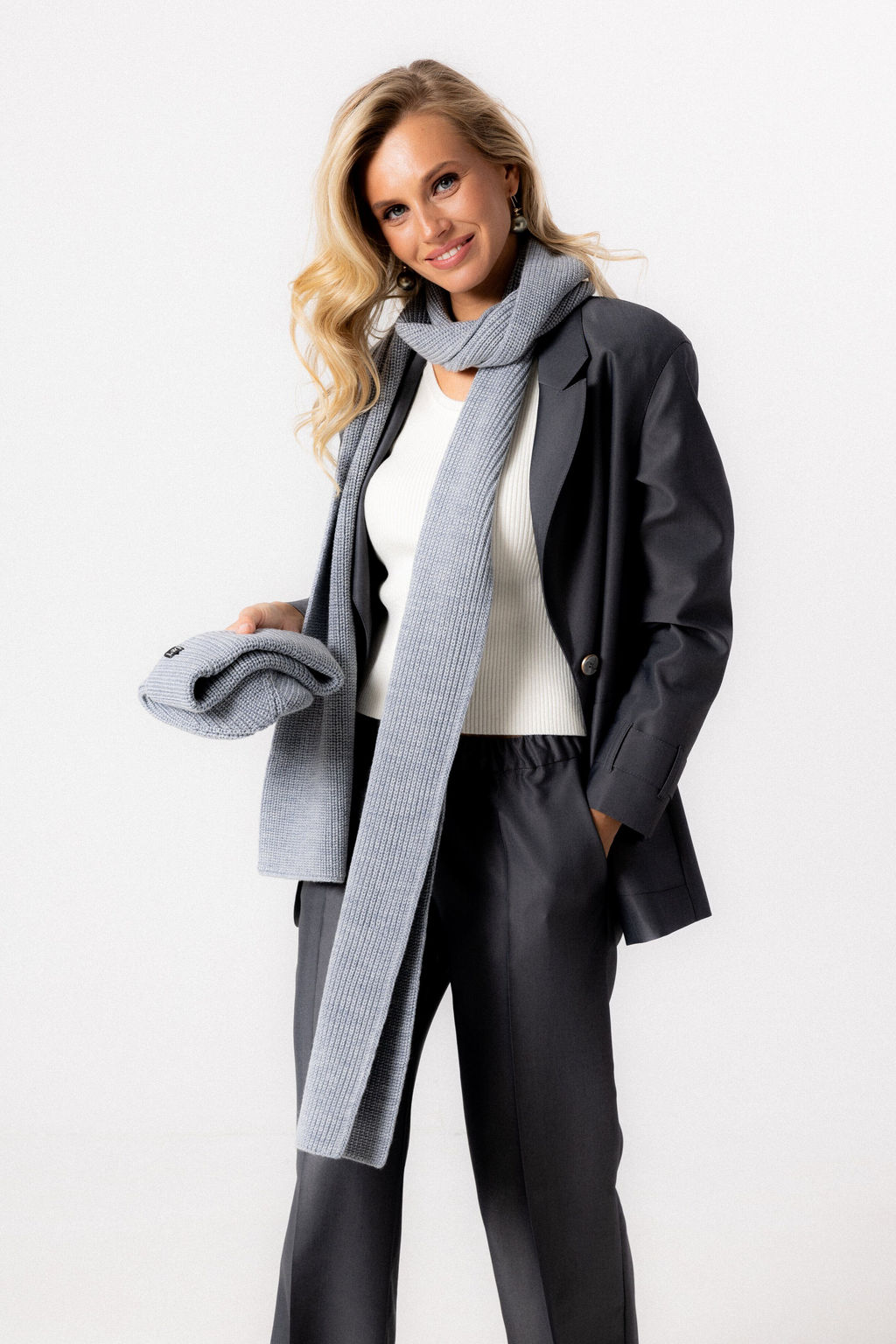 WW-2681 Жакет серый