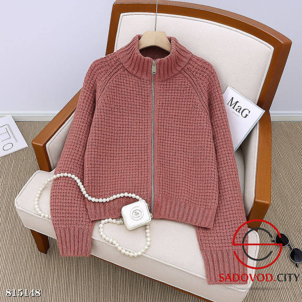 Теплый кардиган на молнии - Bruno фото 7