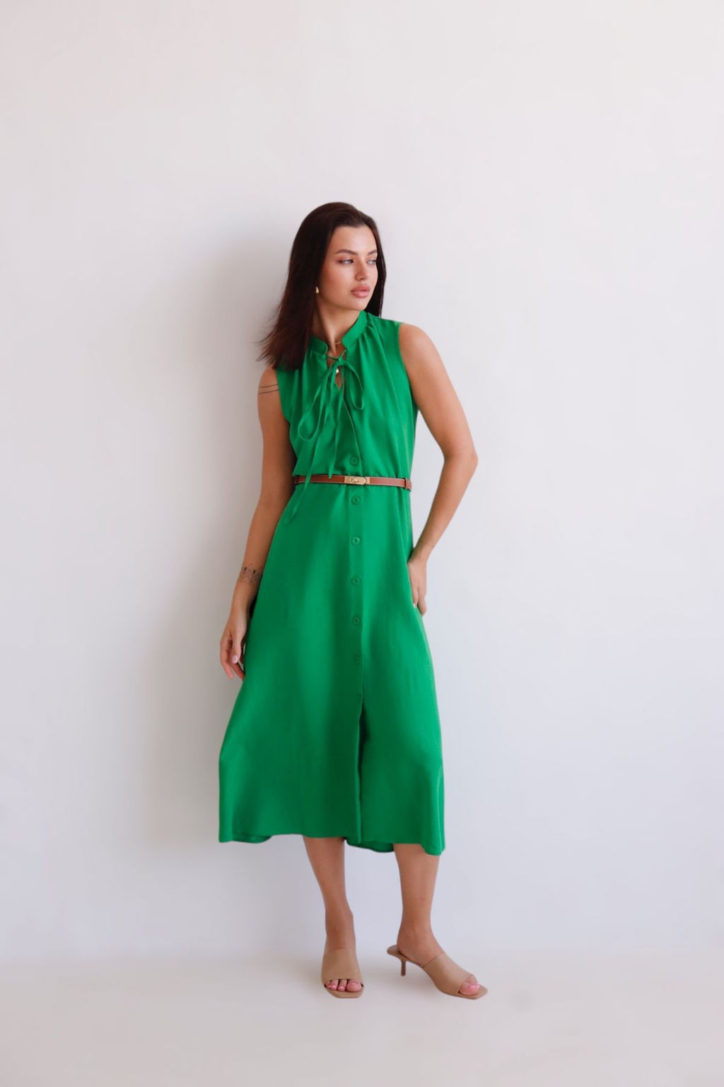 Платье, как из к/ф Красотка, зелёное - Martichelli фото 16
