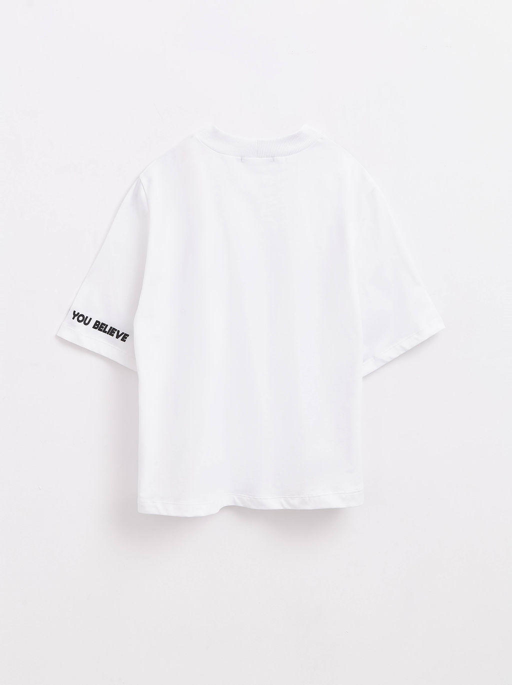 CONTE Oversize-футболка из хлопка Believe LD 1658 white