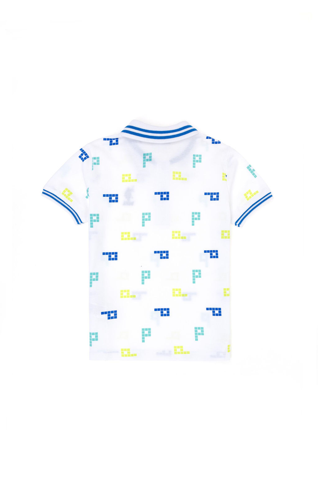 U. S. Polo Assn Белая футболка с воротником-поло для мальчика - U.s. polo assn фото 2