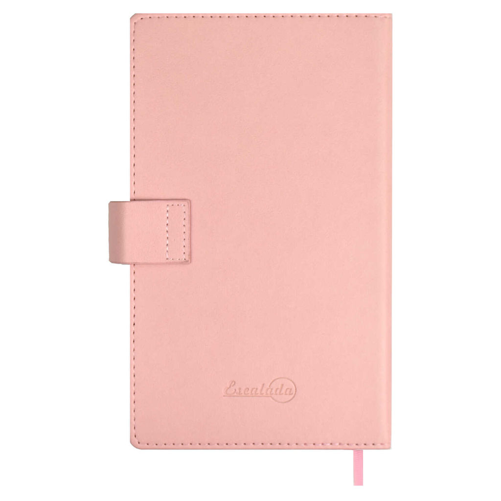 Ежедневник недатированный ESCALADA, А6+, 160 л., арт. 67274/ 20 КРАСТ ПЕПЕЛЬНО-РОЗОВЫЙ