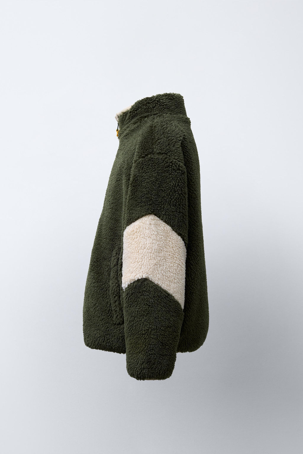 FAUX SHEARLING FLEECE-LINED JACKET - Zara фото 3