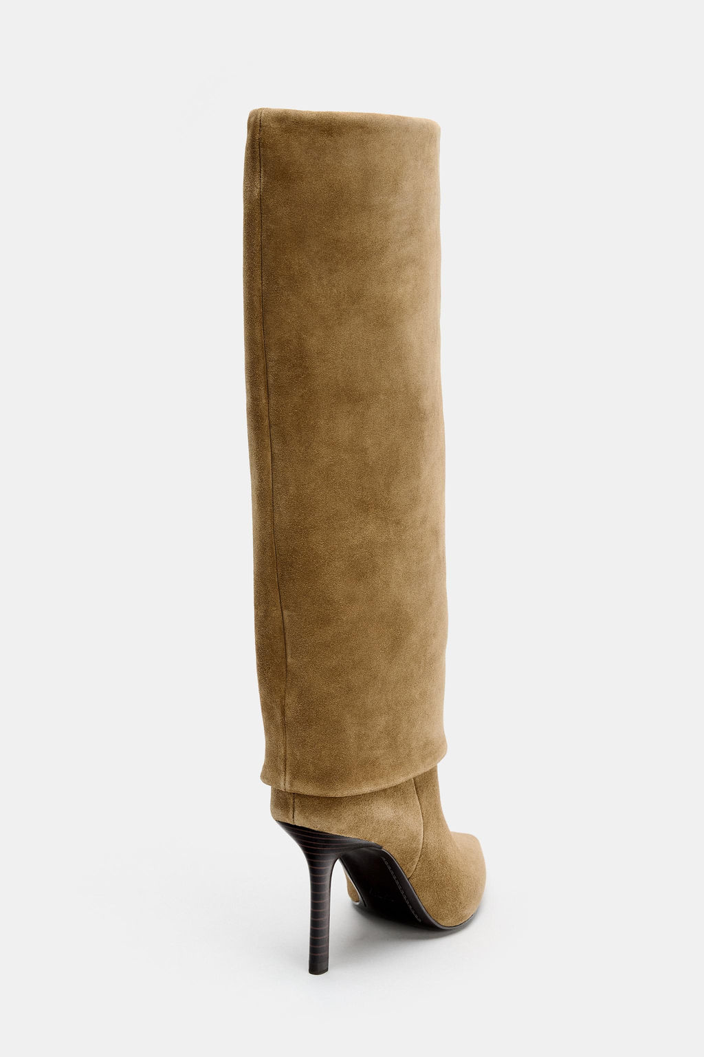 SPLIT SUEDE HEELED BOOTS - Zara фото 7