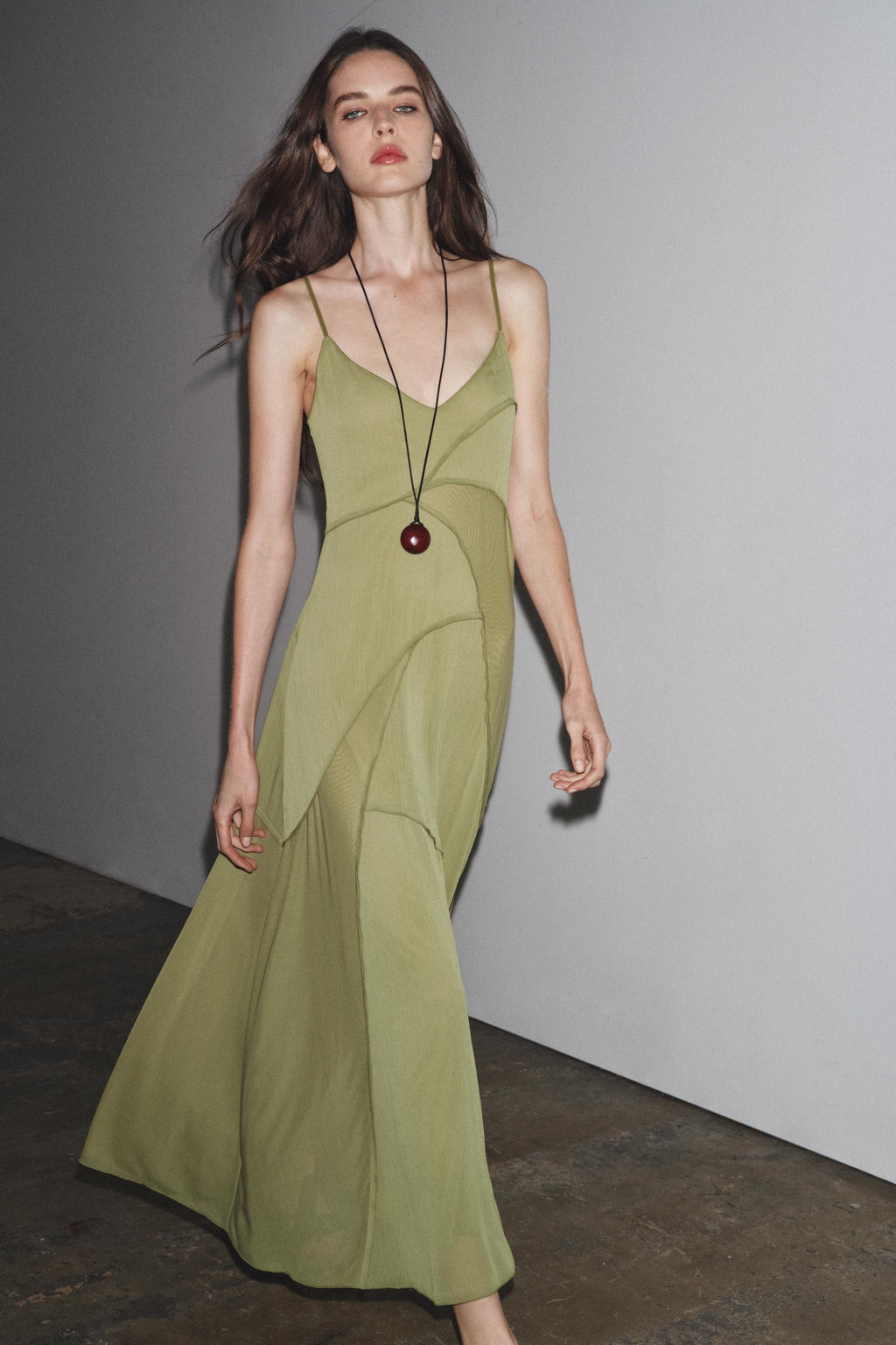 FLOWING COLOUR BLOCK DRESS - Zara фото 9