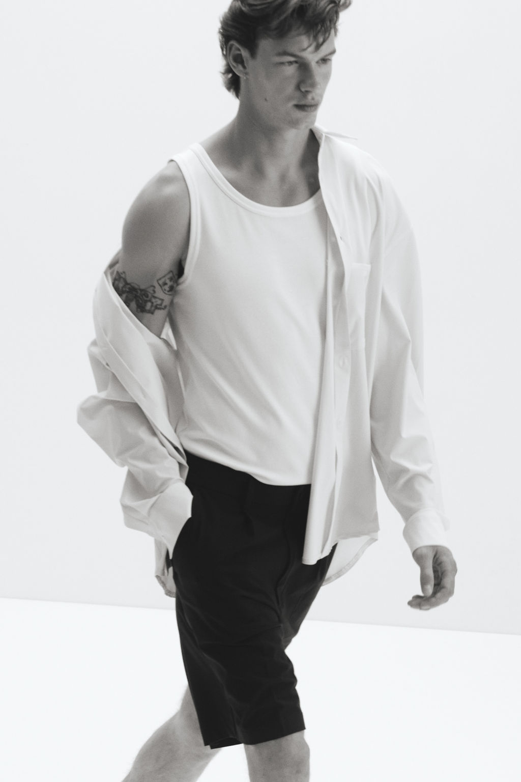Pantal?n corto Four-way stretch Loose Fit - H&m фото 8
