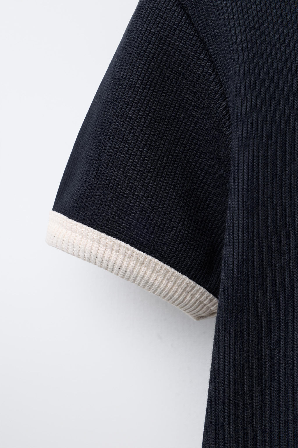 TEXT RIBBED DRESS - Zara фото 4