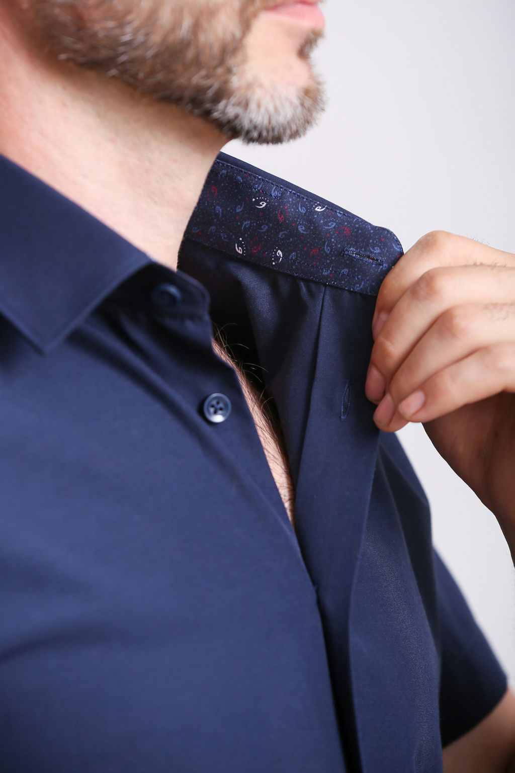 Мужская рубашка 201-т-07 - Nicolo angi фото 6