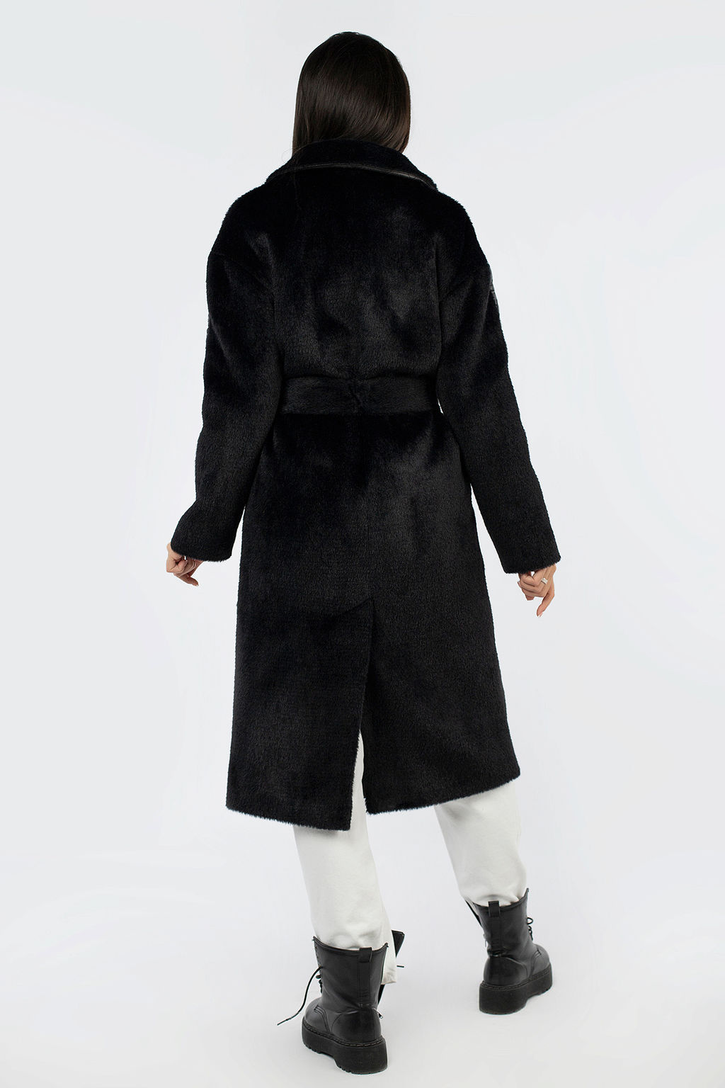 Пальто женское демисезонное (пояс) - El podio фото 6