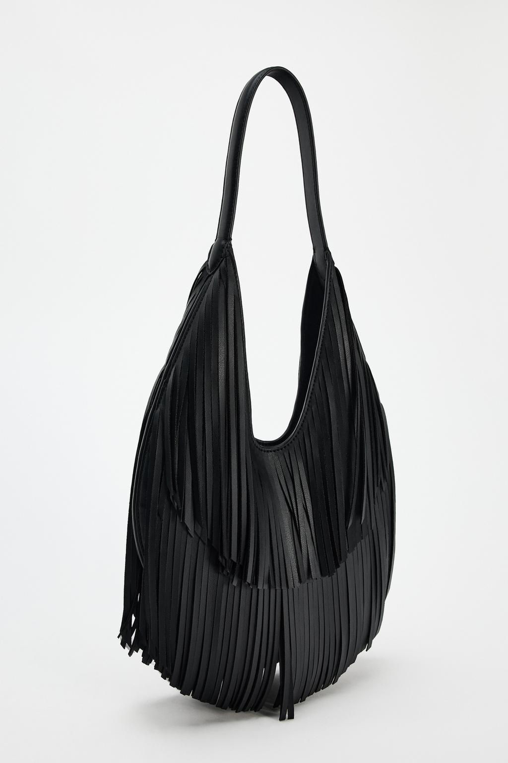 FRINGED TOTE BAG - Zara фото 8