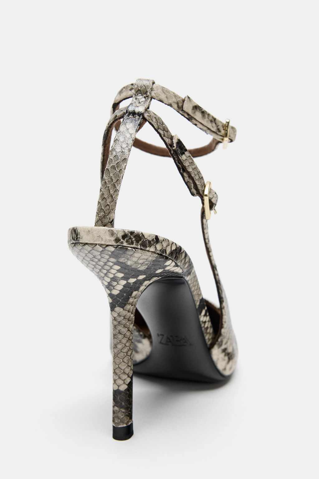 ANIMAL PRINT SLINGBACK HEELED SHOES - Zara фото 7
