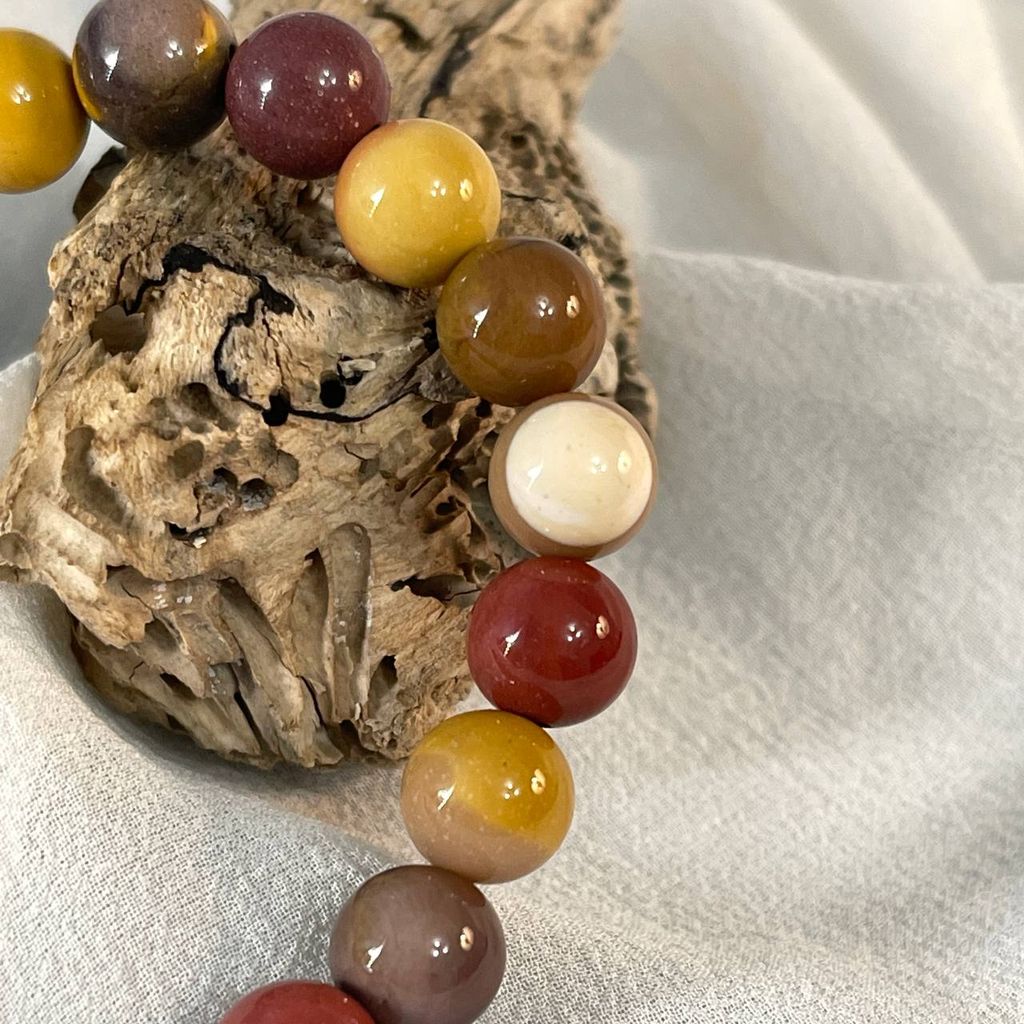 Браслет из Яшмы "Мукаит" 17 см