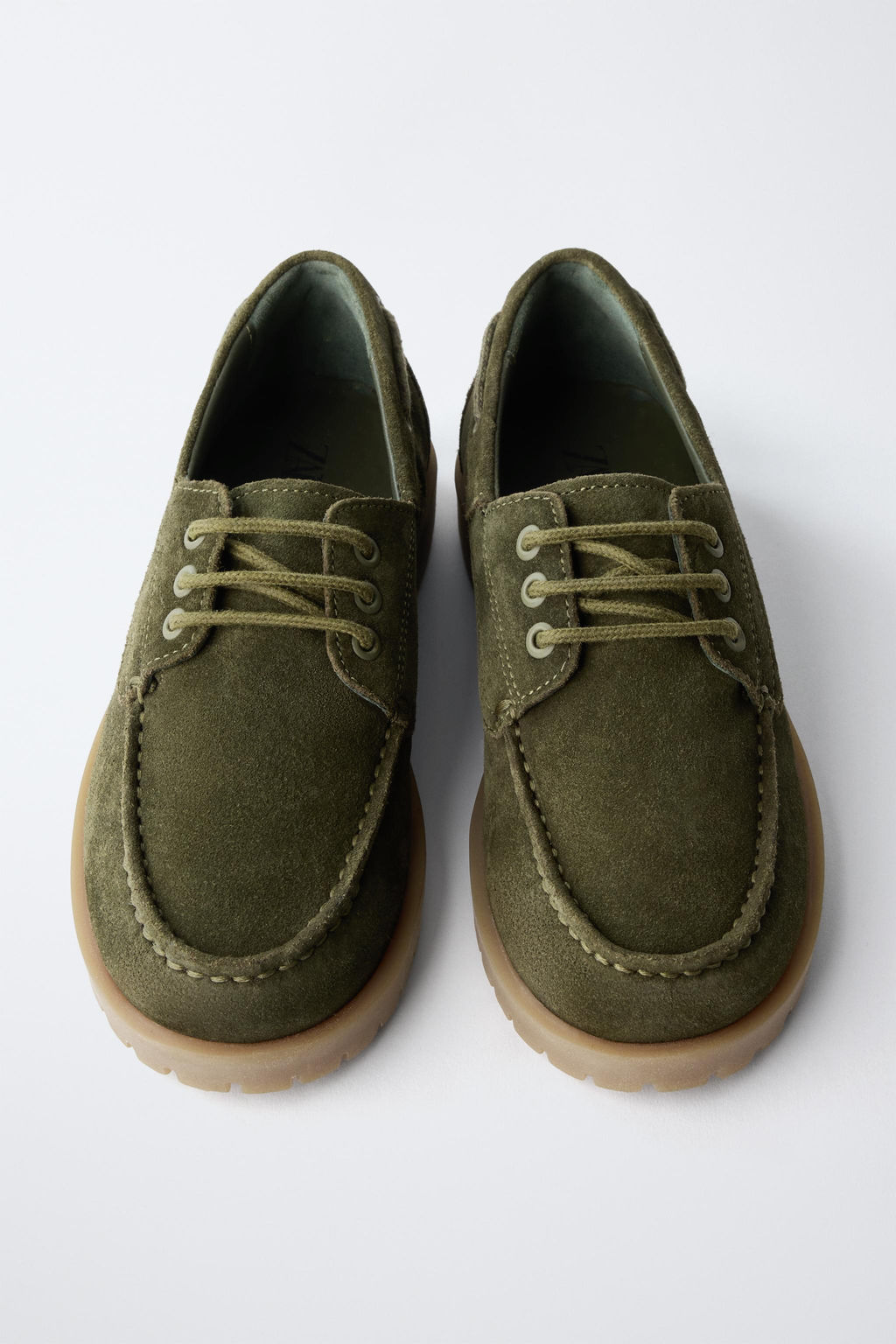 LEATHER DECK SHOES - Zara фото 4